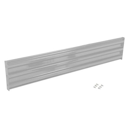 Vestil Bolt-On Style Guard Rail 7 Ft Silver GR-F3R-BO-7-SL